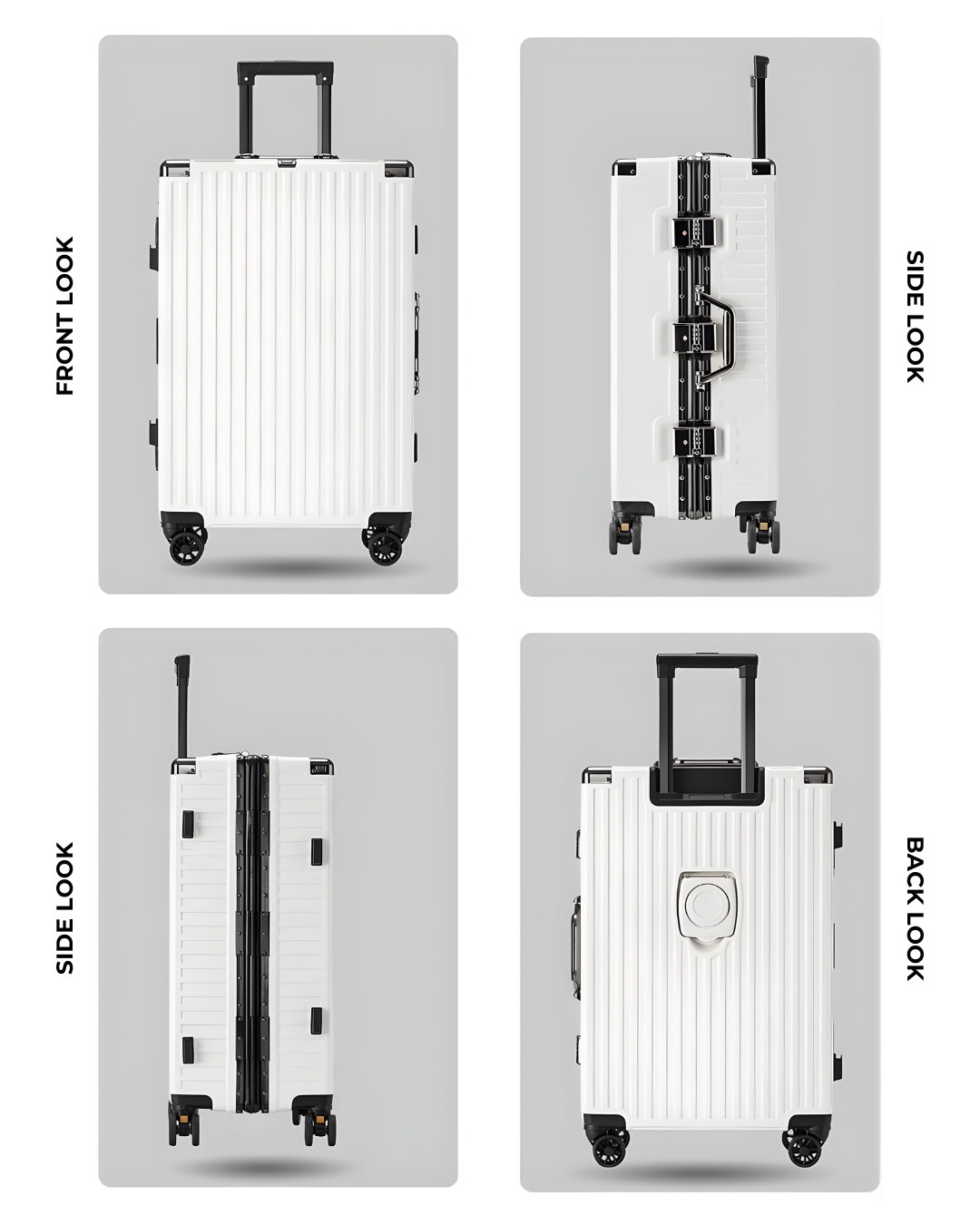 Easify Anti-Theft Zipperless Suitcase