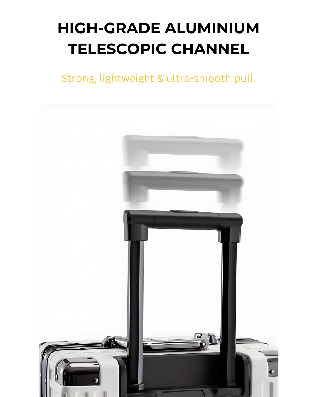 Easify Anti-Theft Zipperless Suitcase