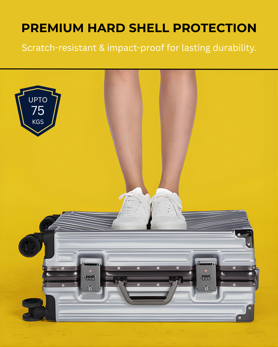 Easify Anti-Theft Zipperless Suitcase