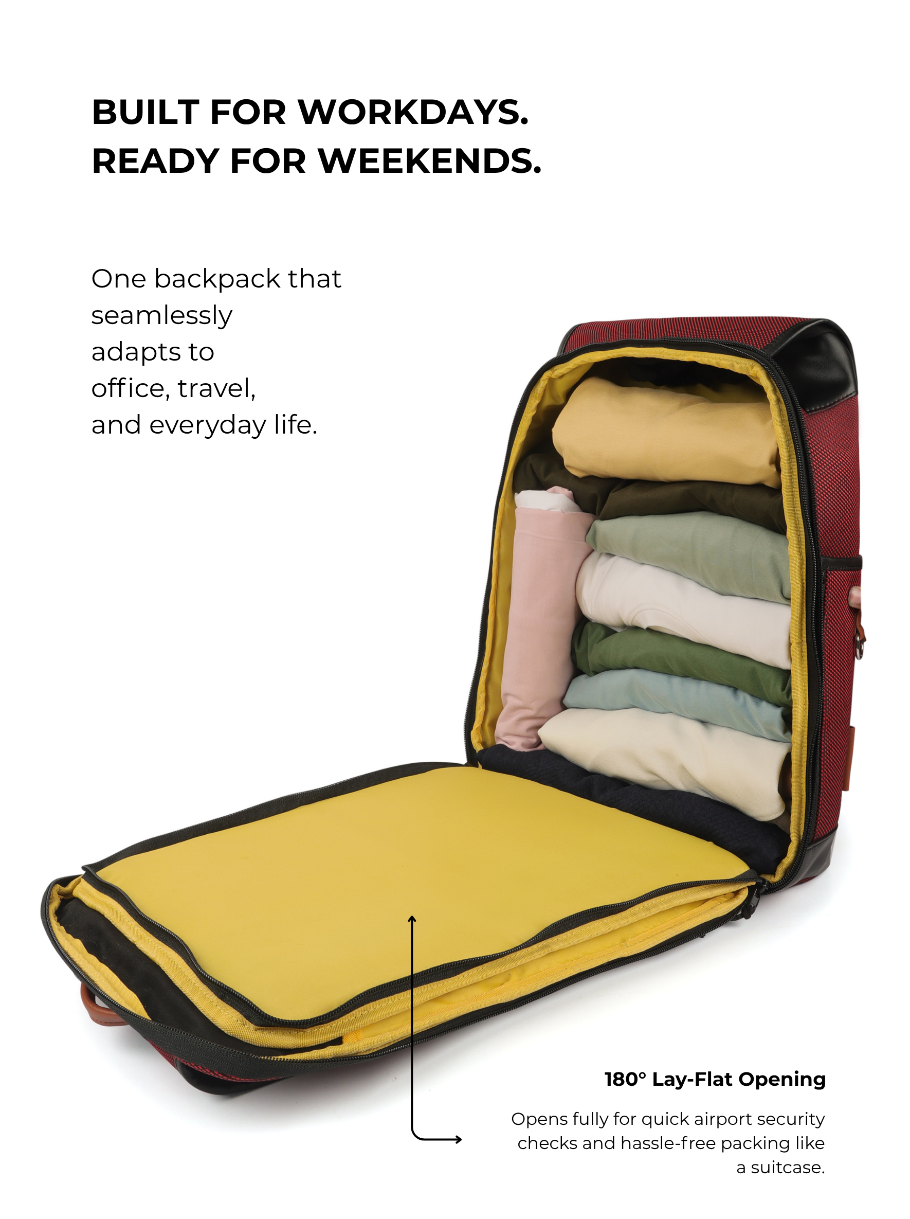 Easify Metro Weekender (Office + 2 Days Travel Backpack)