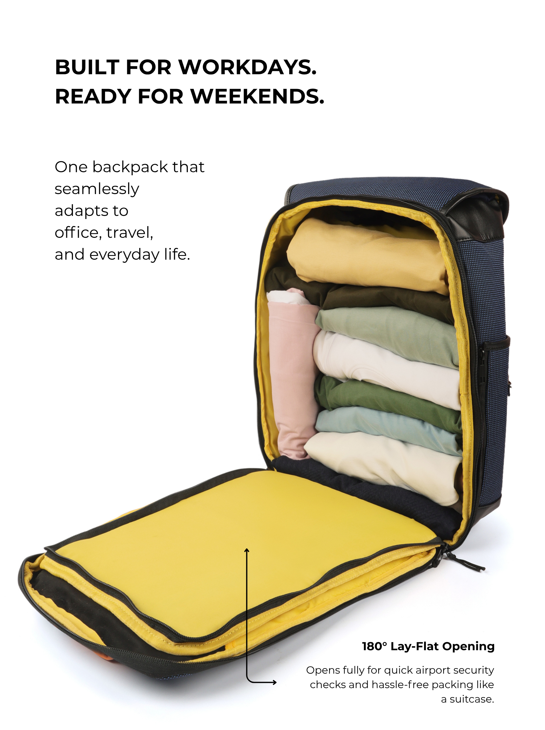 Easify Metro Weekender (Office + 2 Days Travel Backpack)