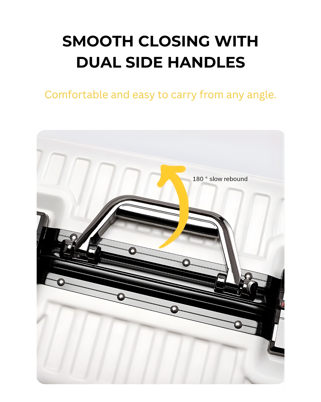 Easify Anti-Theft Zipperless Suitcase