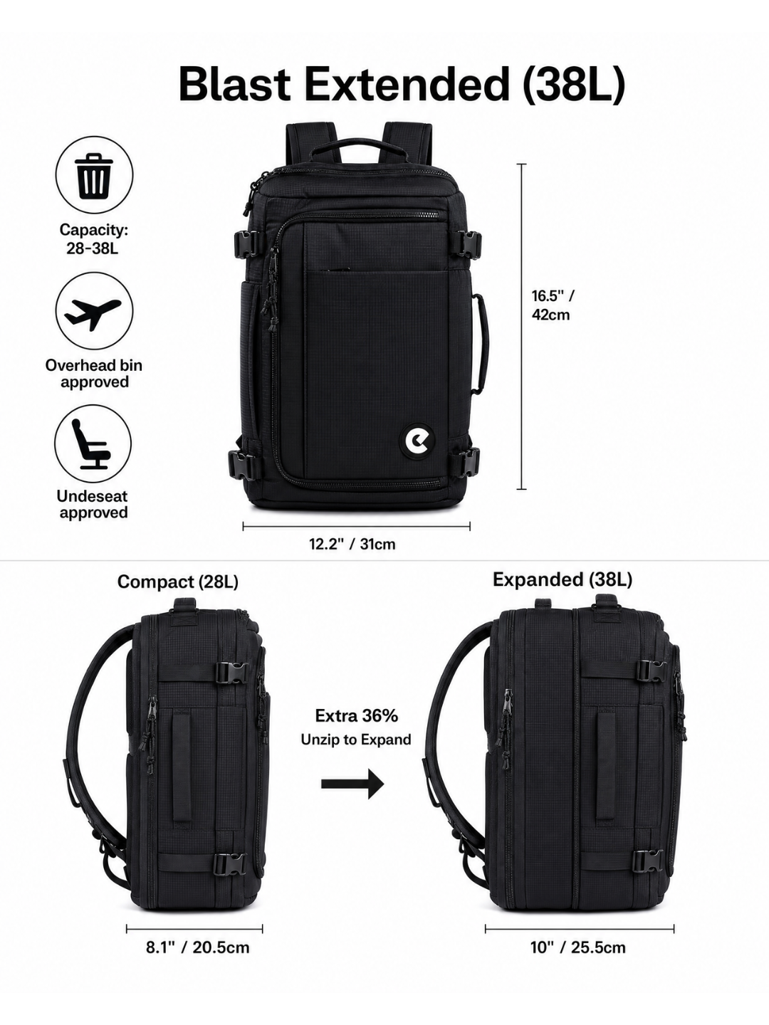 Easify All IN ONE Backpack (38L)