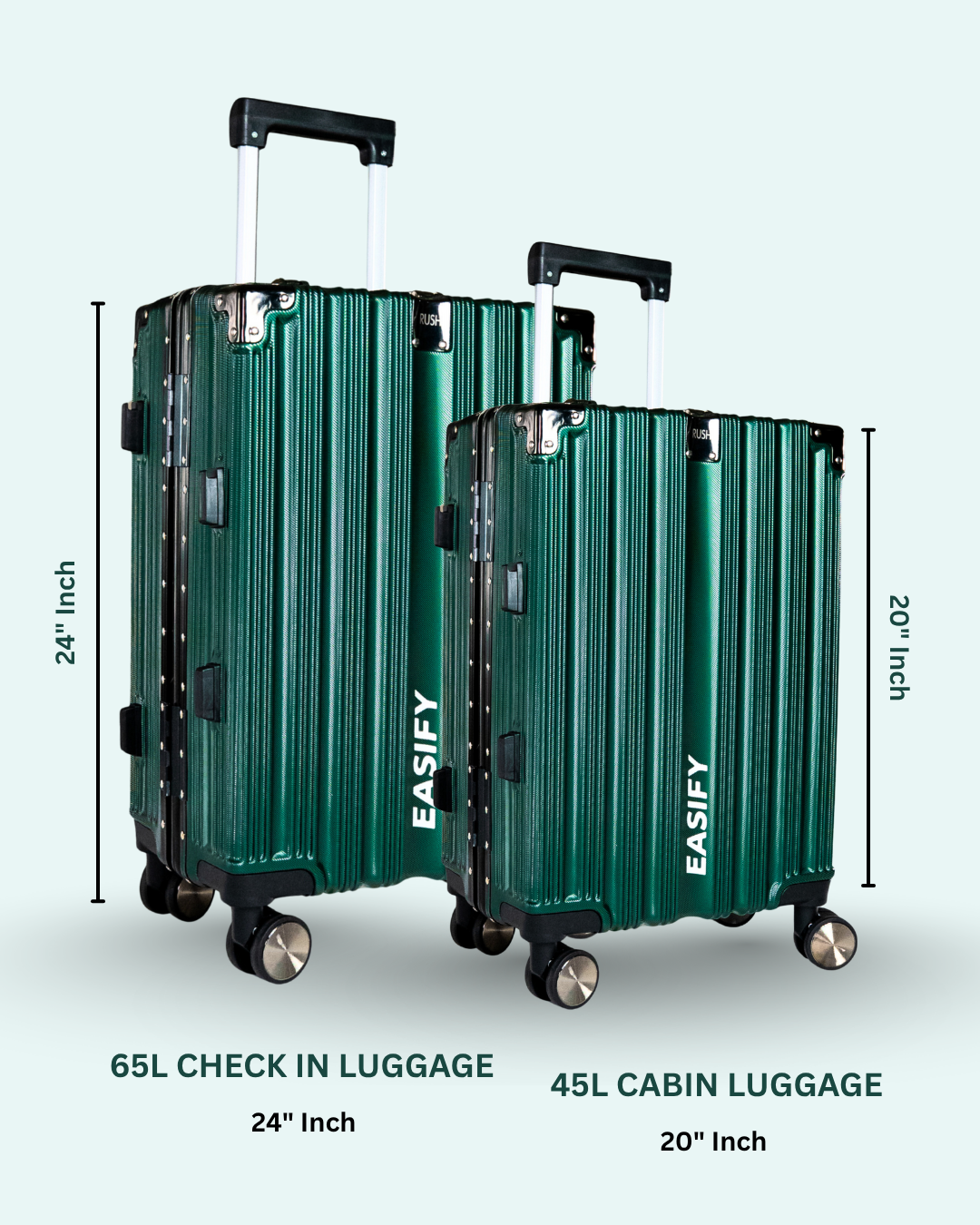 Easify Anti-Theft Zipperless Suitcase