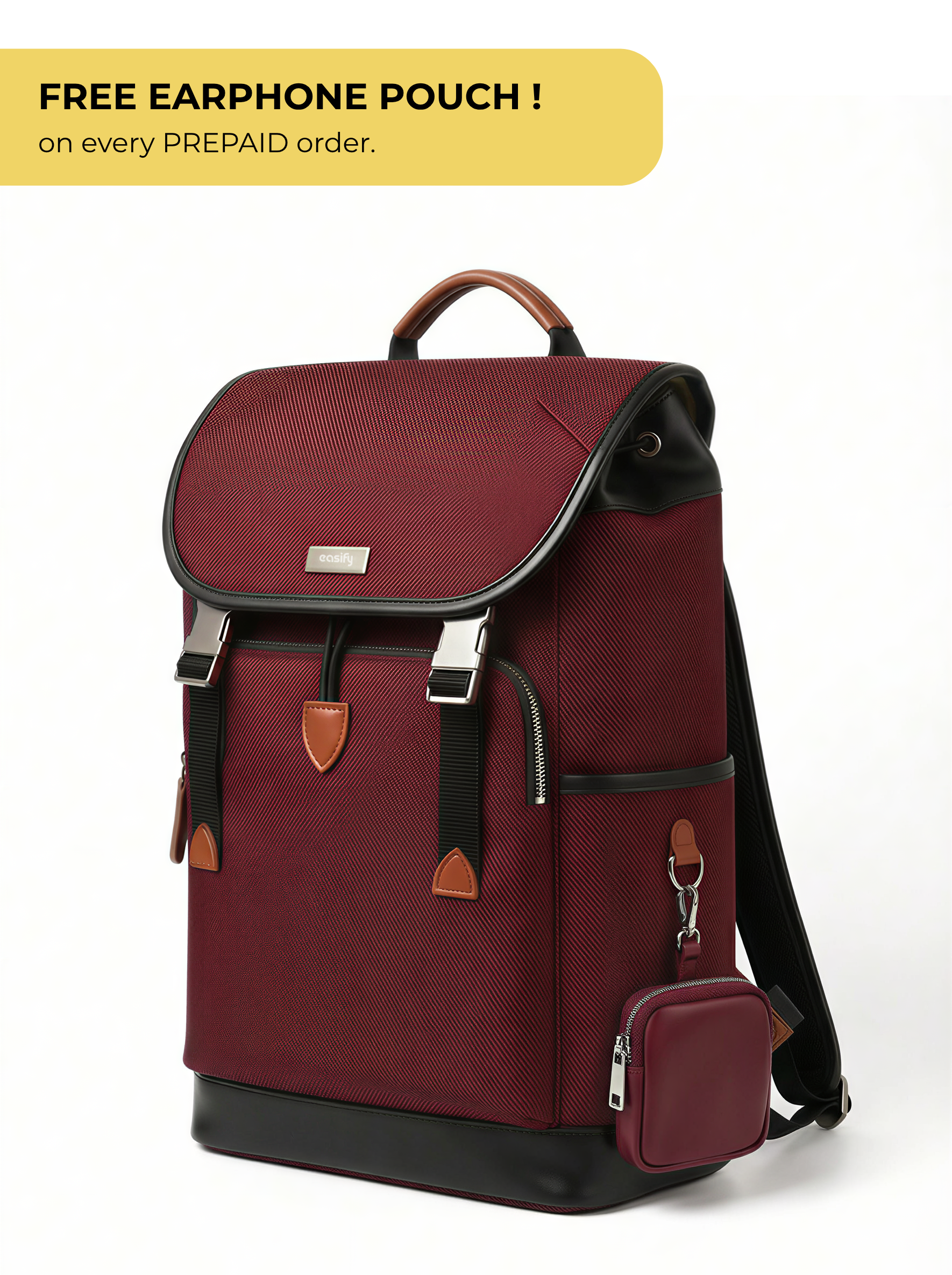 Easify Metro Weekender (Office + 2 Days Travel Backpack)