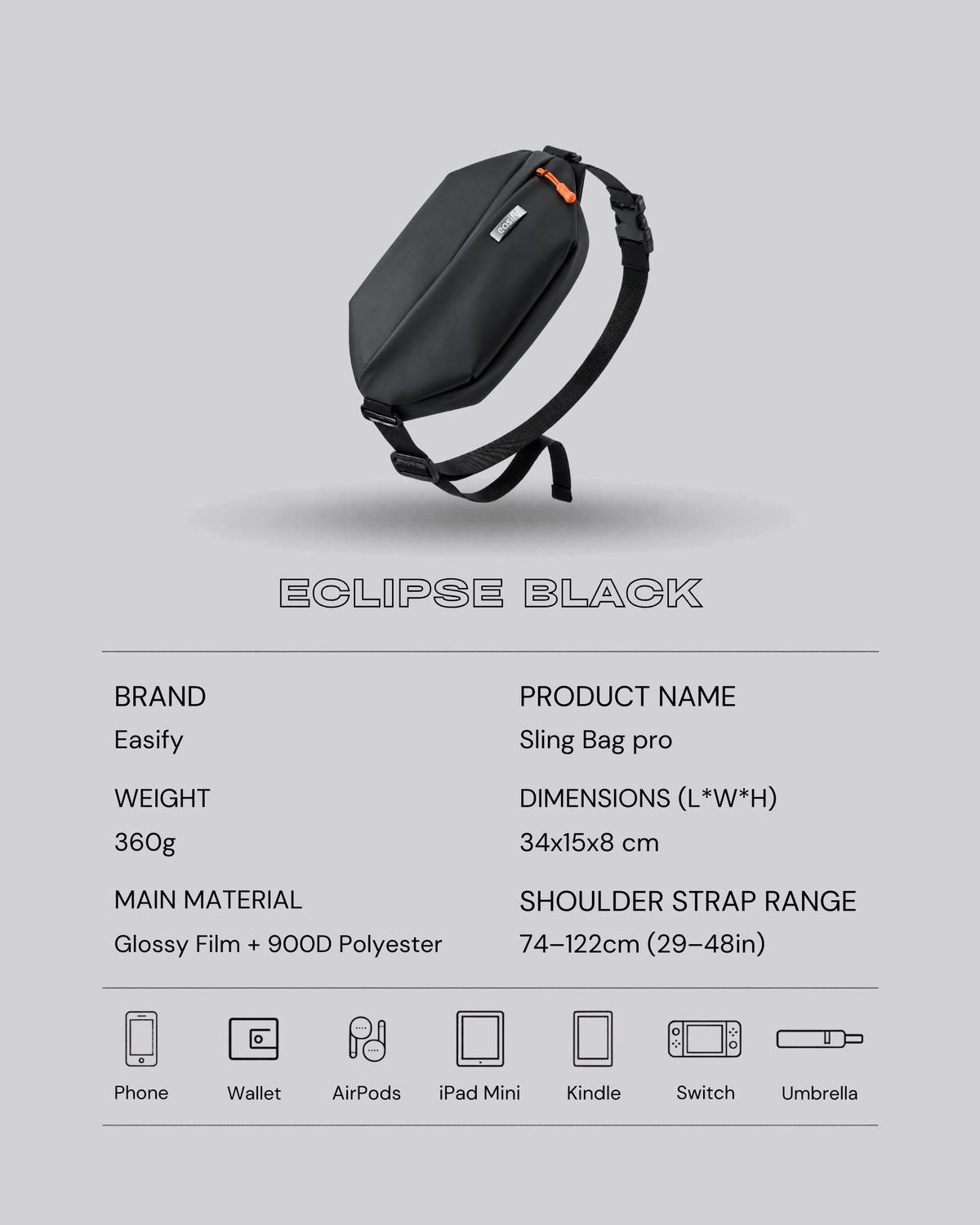 Easify Sling Bag PRO