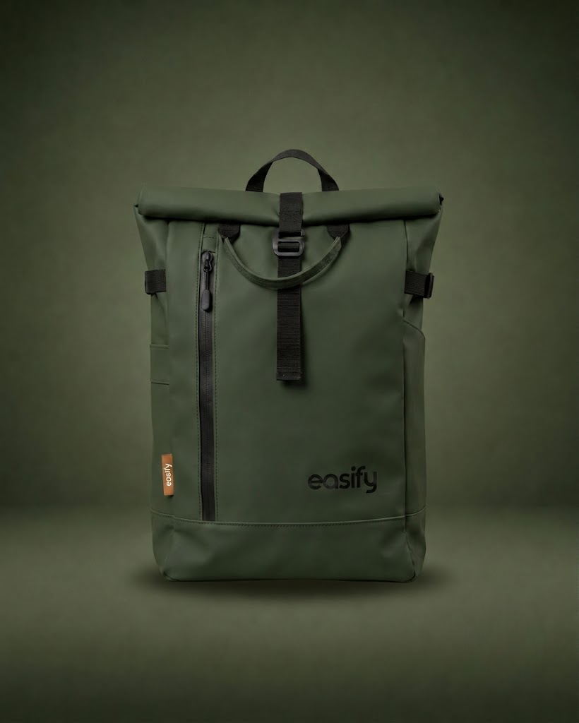 Easify Waterproof Rolltop Backpack