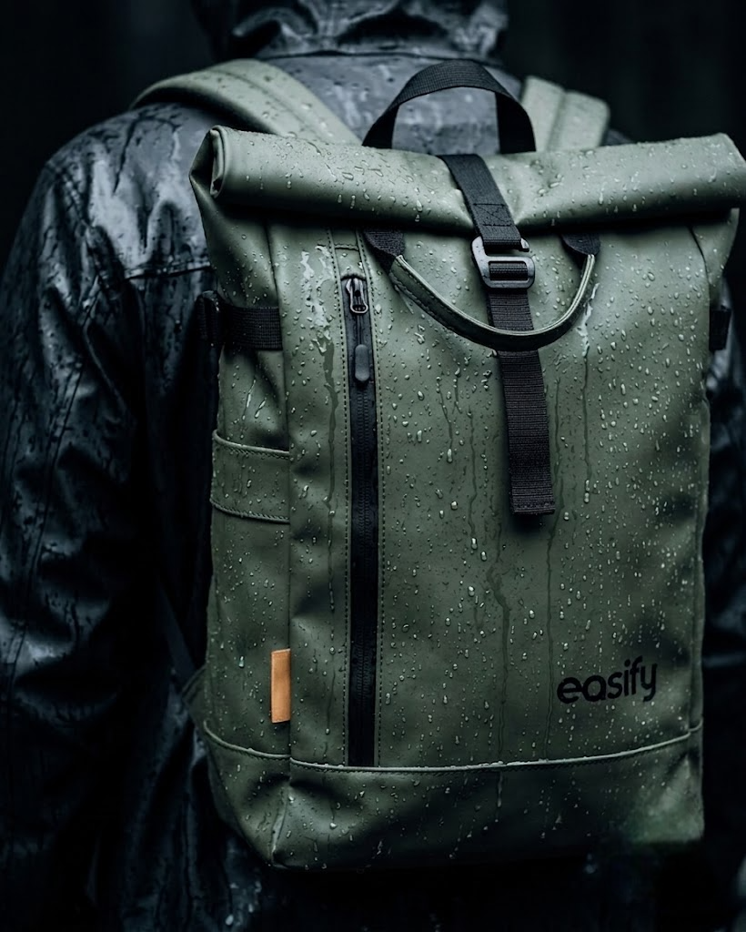 Easify Waterproof Rolltop Backpack